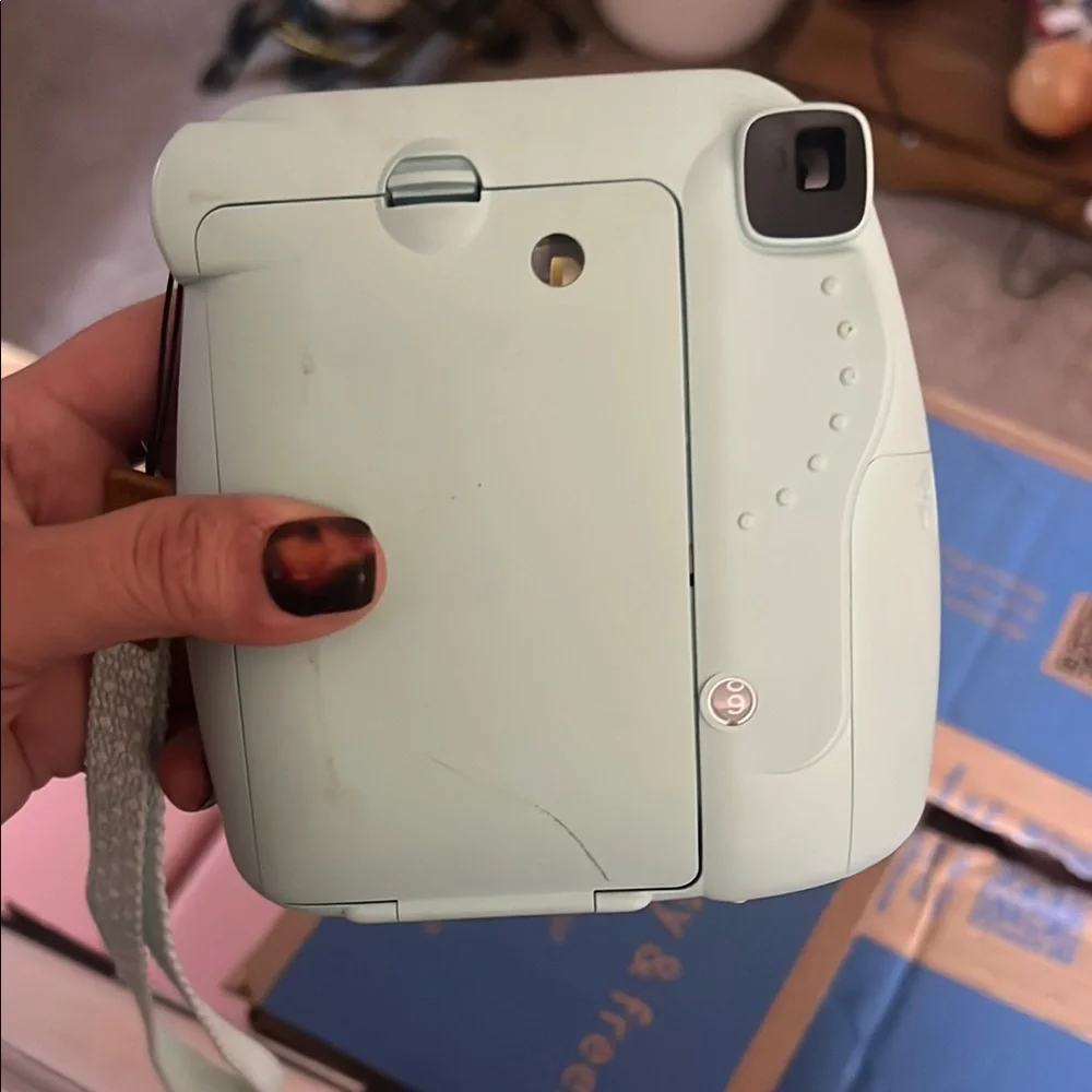 Fujifilm Green Simulated Camera with Instant Photo Printing